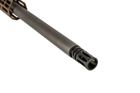 Aero Precision M5 barreled upper recevier with 24" 6.5CM barrel and Atlas R-ONE M-LOK rail in flat dark earth.